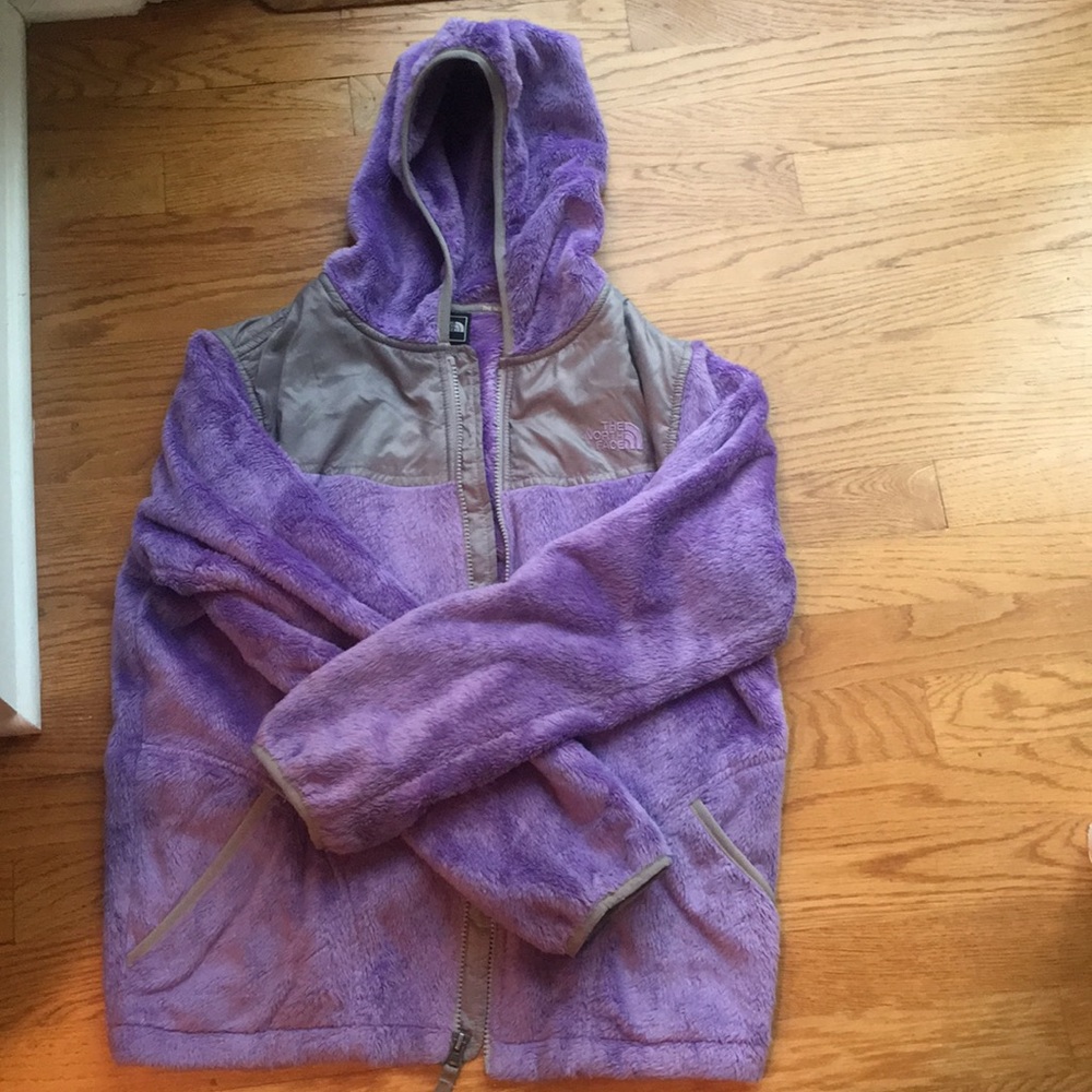 Fuzzy North face Jacket